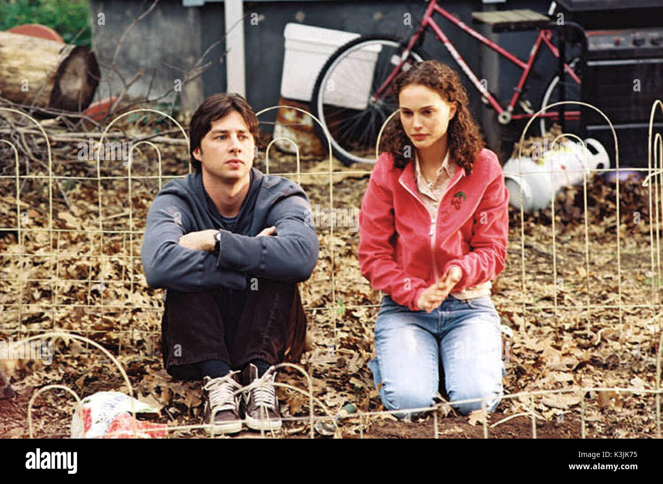 GARDEN STATE Zach Braff, Natalie Portman giardino stato data: 2004 Foto Stock