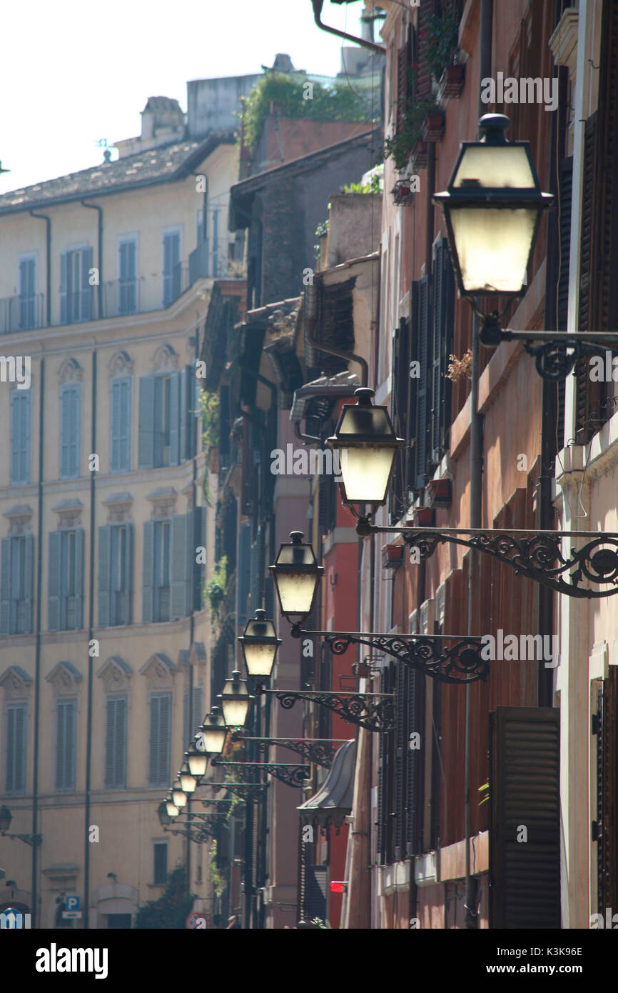Italia Roma Via del Banco di Santo Spirito Foto stock - Alamy
