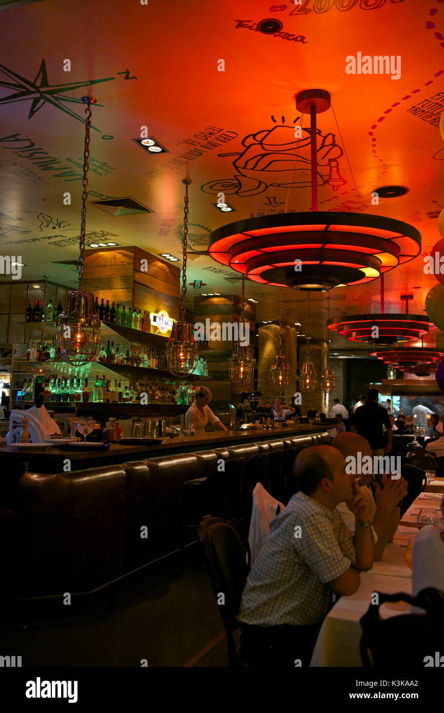 Ungheria, Budapest, Pest, Tom Georges caffetteria-ristorante Foto Stock