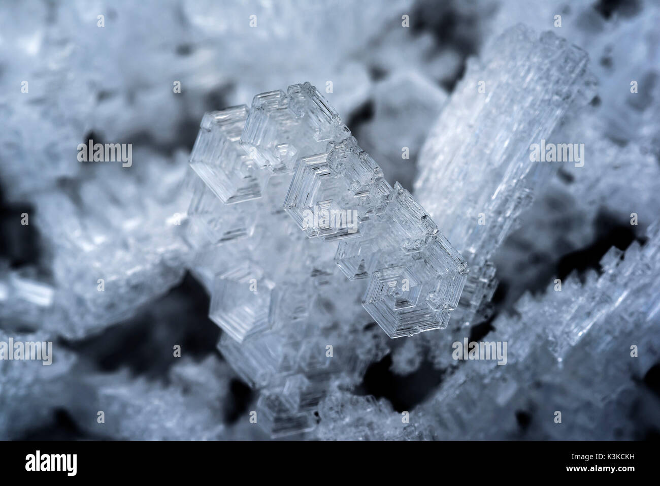 Il ghiaccio naturale-cristalli Foto Stock