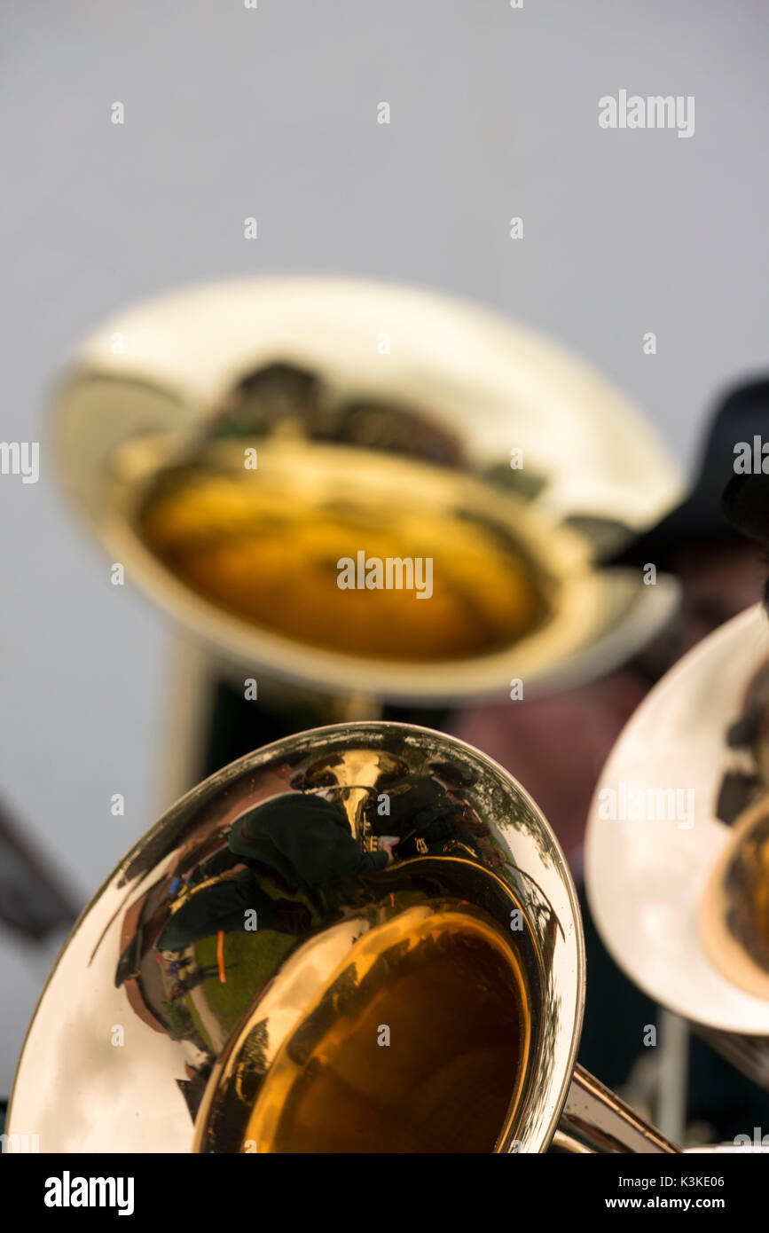 Musica per strumenti in ottone Foto Stock