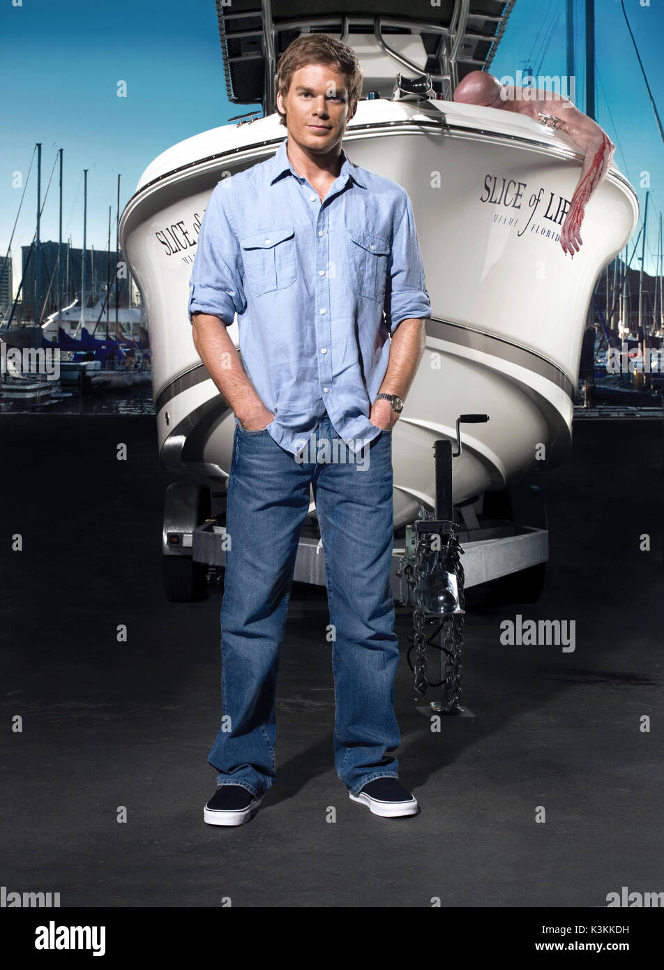 Serie DEXTER,2 MICHAEL C. HALL come Dexter Morgan data: 2006 Foto Stock