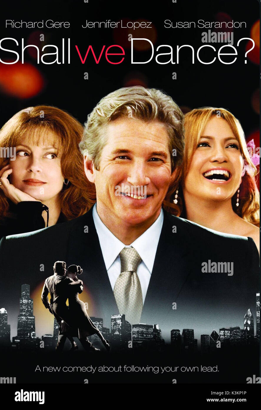 Balliamo? Diretto da Peter Chelsom mostrato: poster arte dotate di Susan Sarandon , Richard Gere (come John Clark), Jennifer Lopez (come Paulina) Data: 2004 Foto Stock