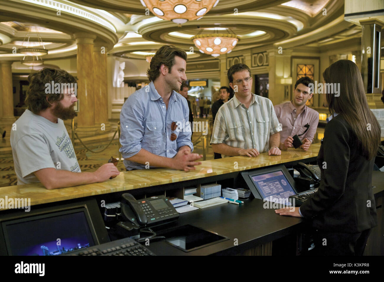 La sbornia Zach Galifianakis, BRADLEY COOPER, ED HELMS, JUSTIN BARTHA data: 2009 Foto Stock