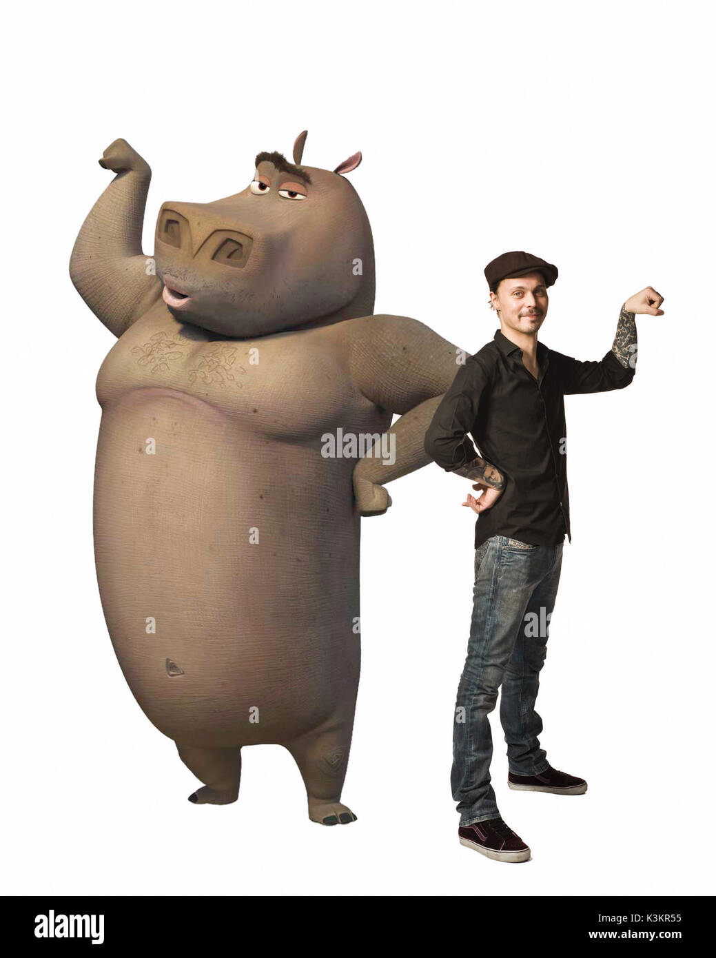 MADAGASCAR: Escape 2 Africa Performer Ville Valo canta per Moto Moto data: 2008 Foto Stock