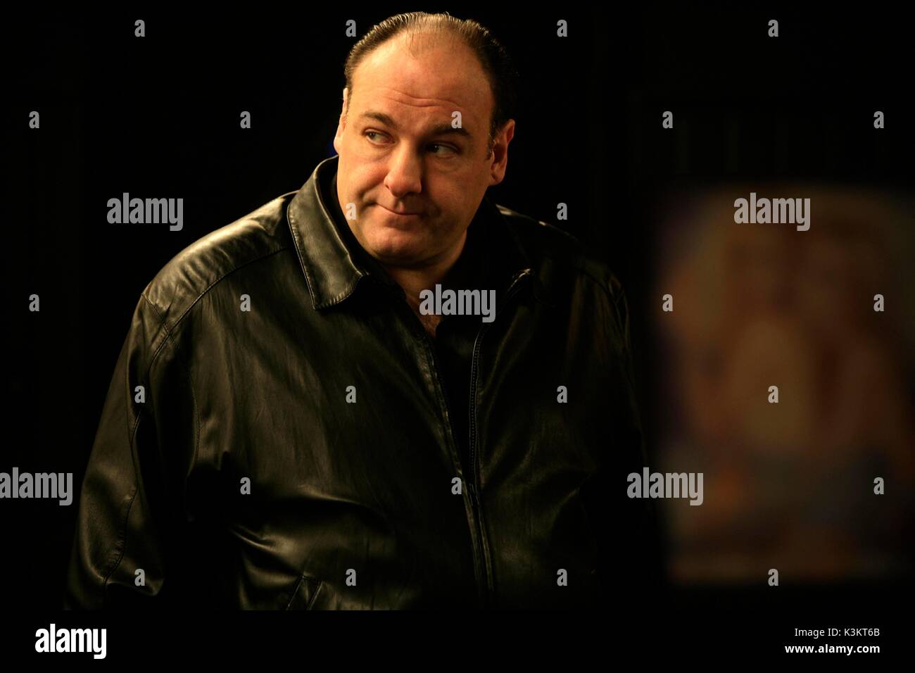La serie dei soprani,6 JAMES GANDOLFINI come Tony Soprano data: 2007 Foto Stock