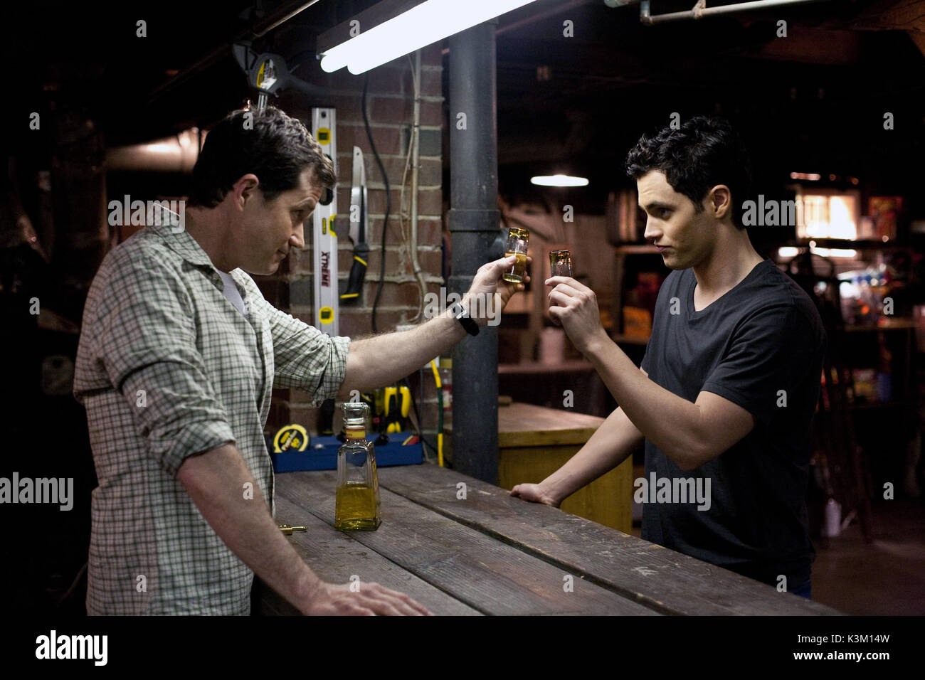 Il PATRIGNO DYLAN WALSH, Penn Badgley data: 2009 Foto Stock