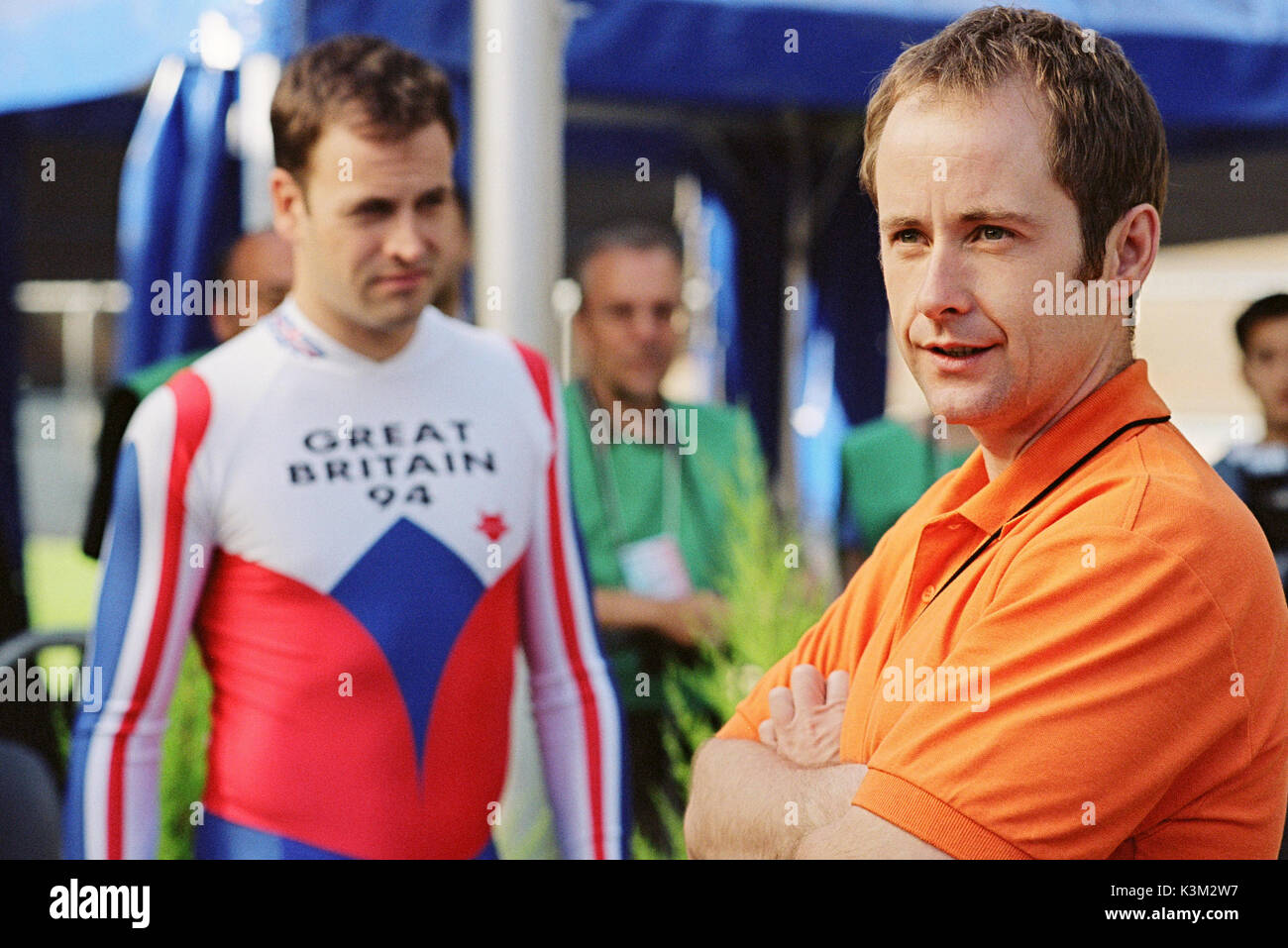 Il Flying Scotsman Jonny Lee Miller come Graeme Obree, Billy Boyd il Flying Scotsman data: 2006 Foto Stock