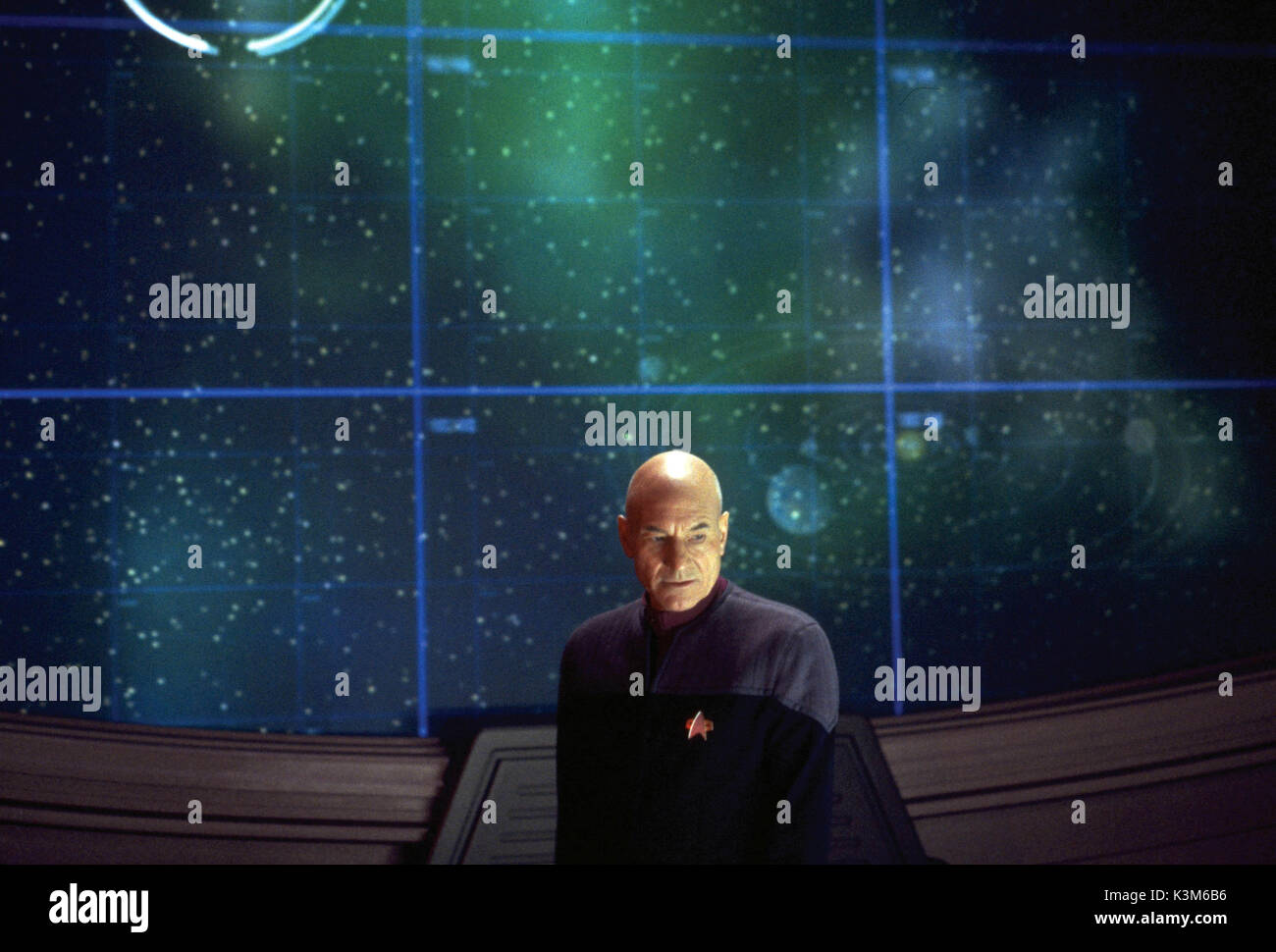 STAR TREK: Nemesis Patrick Stewart come capitano Jean-Luc Picard Star Trek: Nemesis data: 2002 Foto Stock