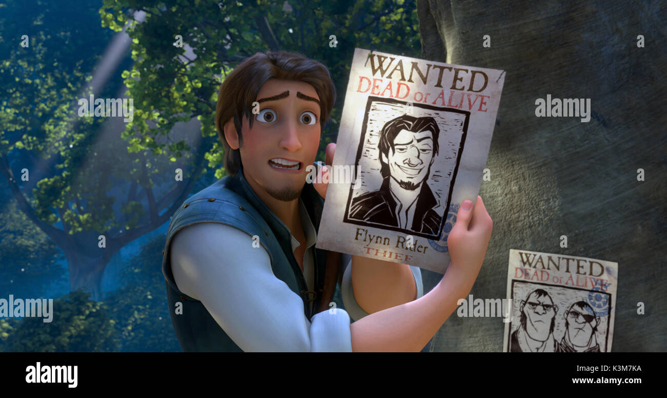 TANGLED aka RAPUNZEL ZACHARY LEVI voci Flynn Rider aggrovigliato data: 2010 Foto Stock