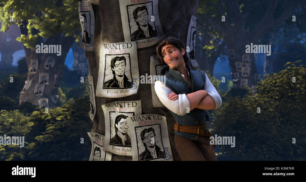 TANGLED aka RAPUNZEL ZACHARY LEVI voci Flynn Rider aggrovigliato data: 2010 Foto Stock