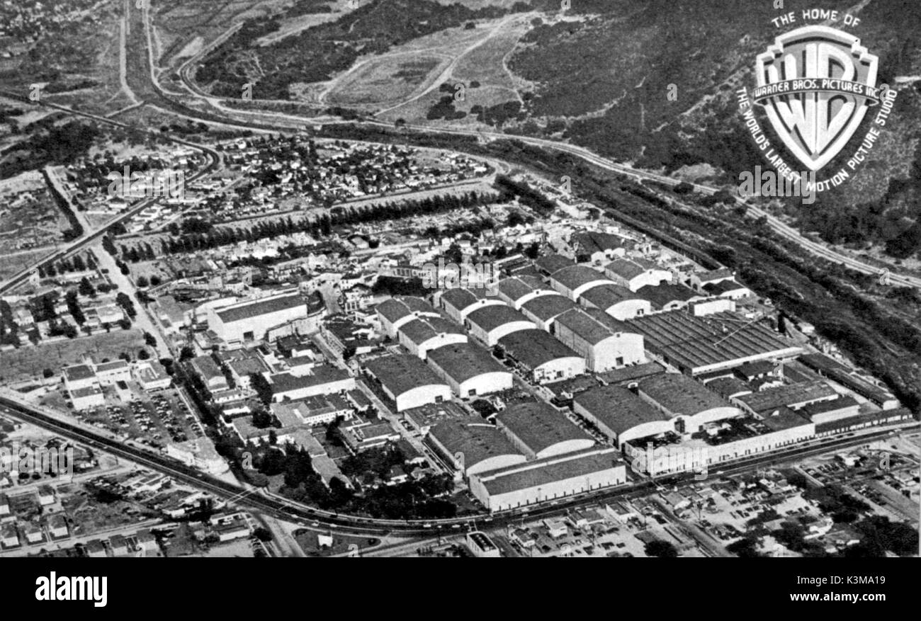 WARNER BROS film studios, Burbank California data: Foto Stock