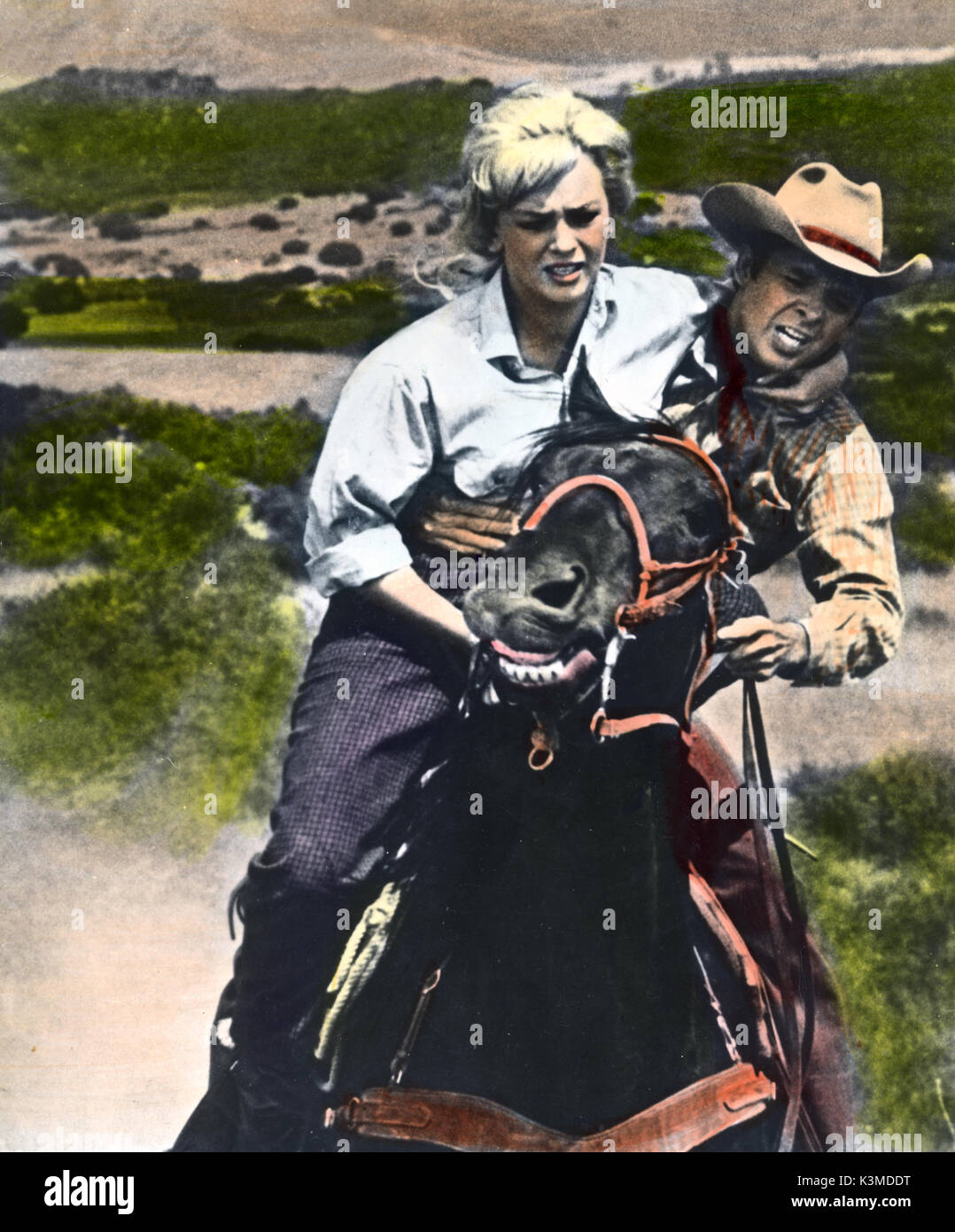 GUNPOINT [US 1966] JOAN STALEY, AUDIE MURPHY data: 1966 Foto Stock