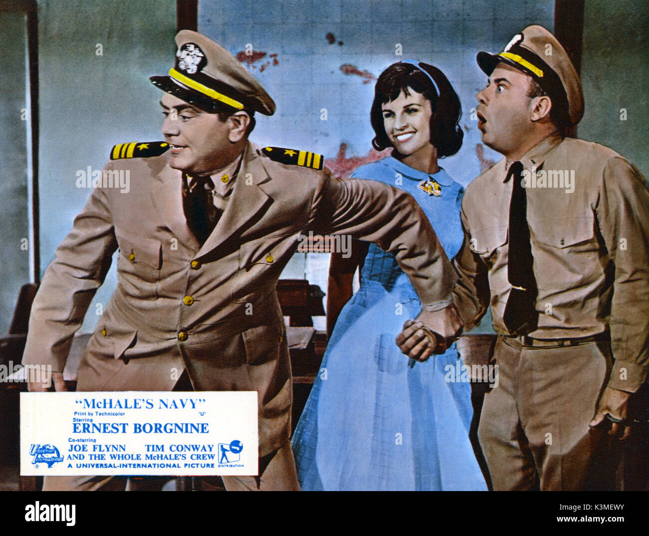MCHALE'S Navy US [1964] Ernest Borgnine, CLAUDINE LONGET, TIM CONWAY data: 1964 Foto Stock