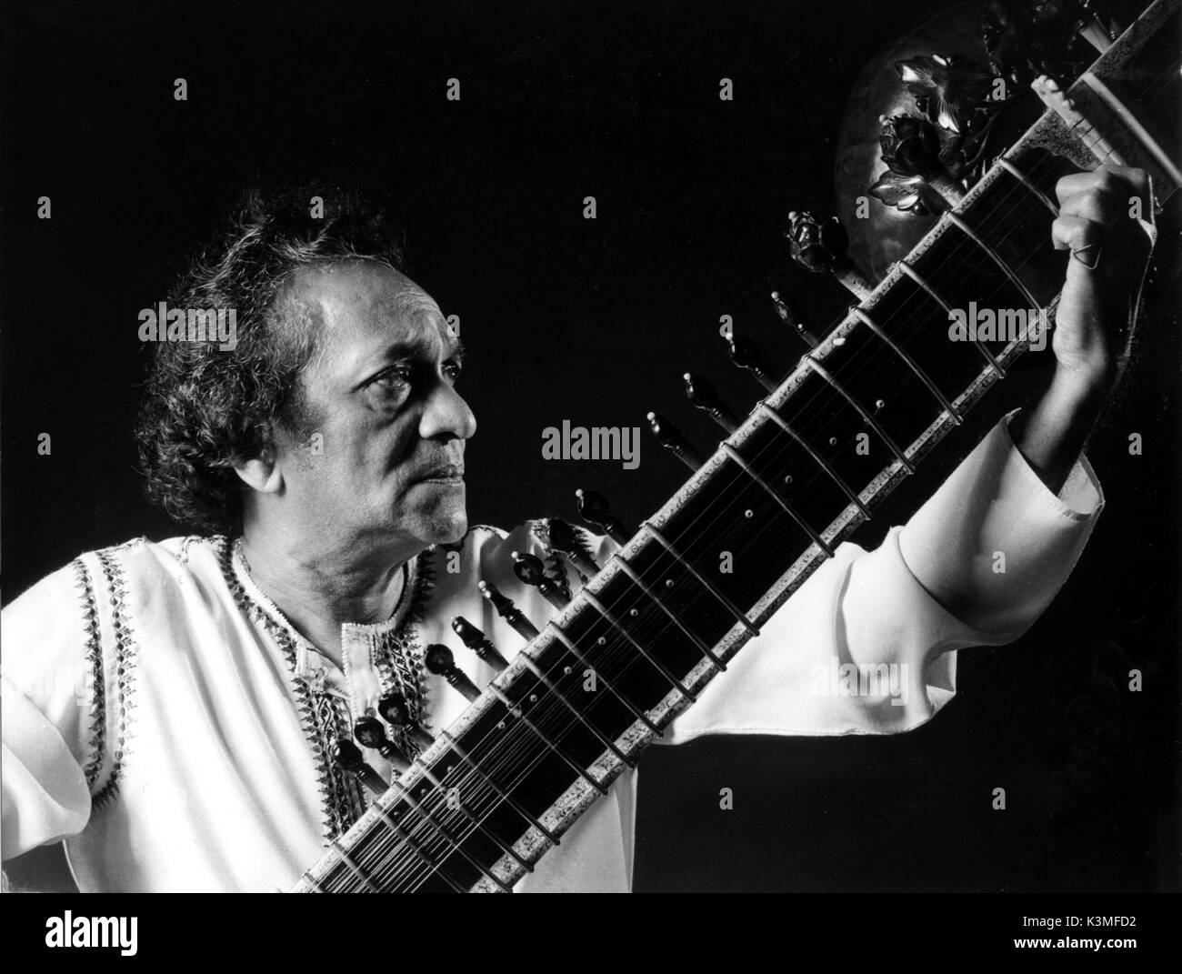 RAVI SHANKAR [1920 - 2012] musicista indiano, compositore, sitar player data: 2012 Foto Stock