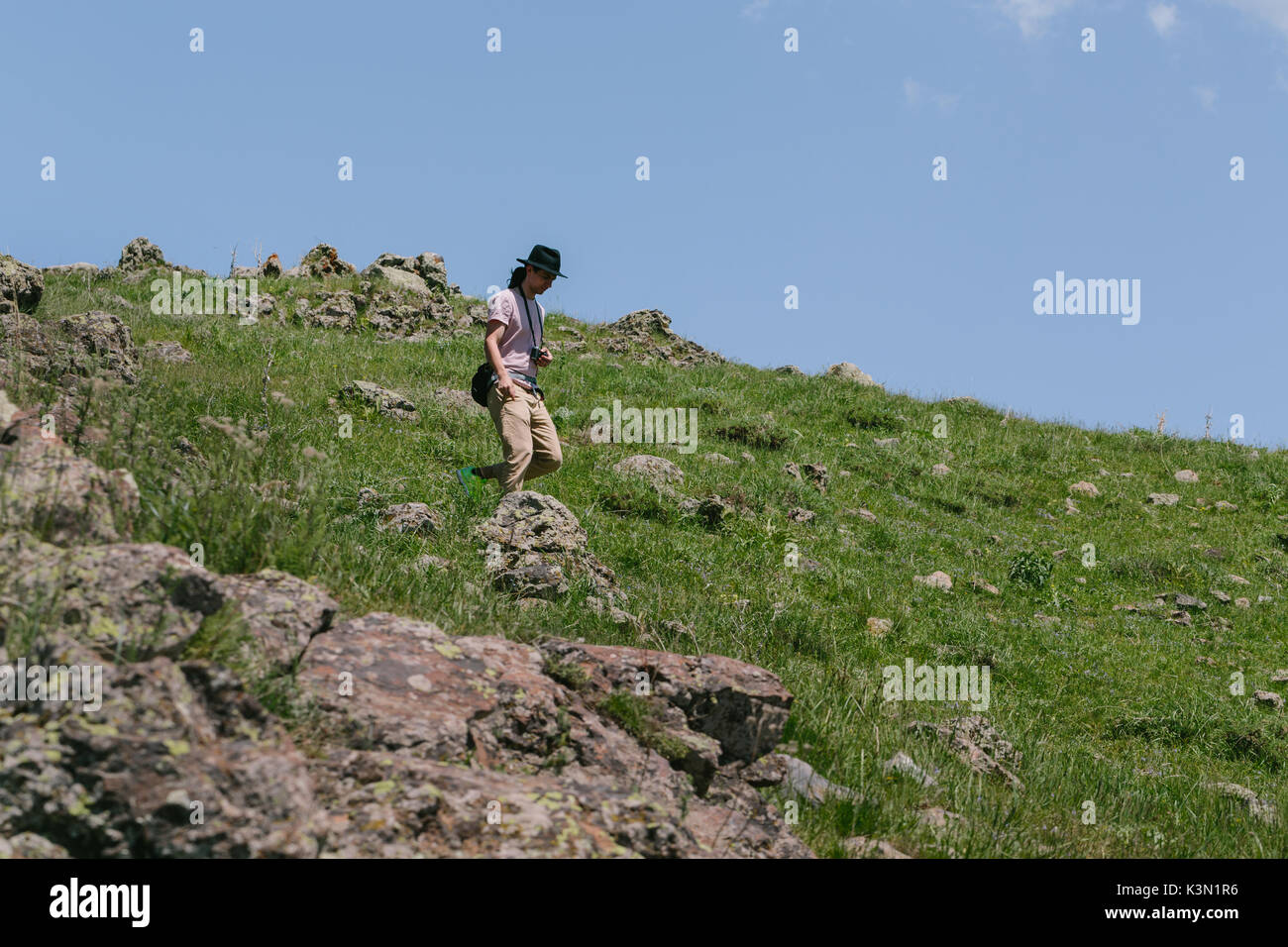 Passeggiate turistiche in Armenia Foto Stock