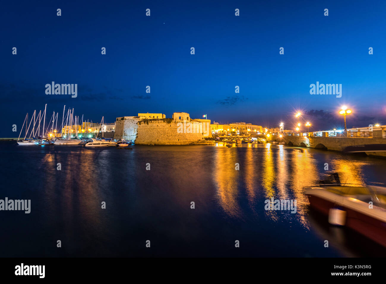 Gallipoli, provincia di Lecce e Salento puglia, Italia Foto Stock