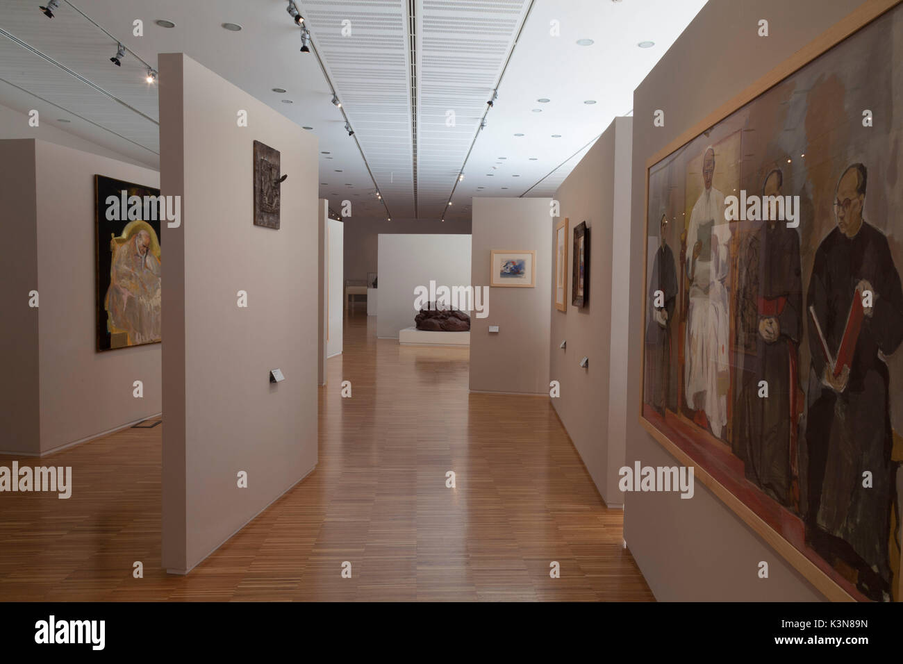 Concesio, provincia di Brescia, Lombardia, Italia. All'interno del museo di Paolo VI papa raccolta Foto Stock