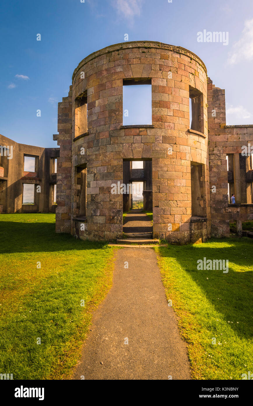Il castello di downhill, Castlerock, County Antrim, Ulster regione, Irlanda del Nord, Regno Unito. Foto Stock