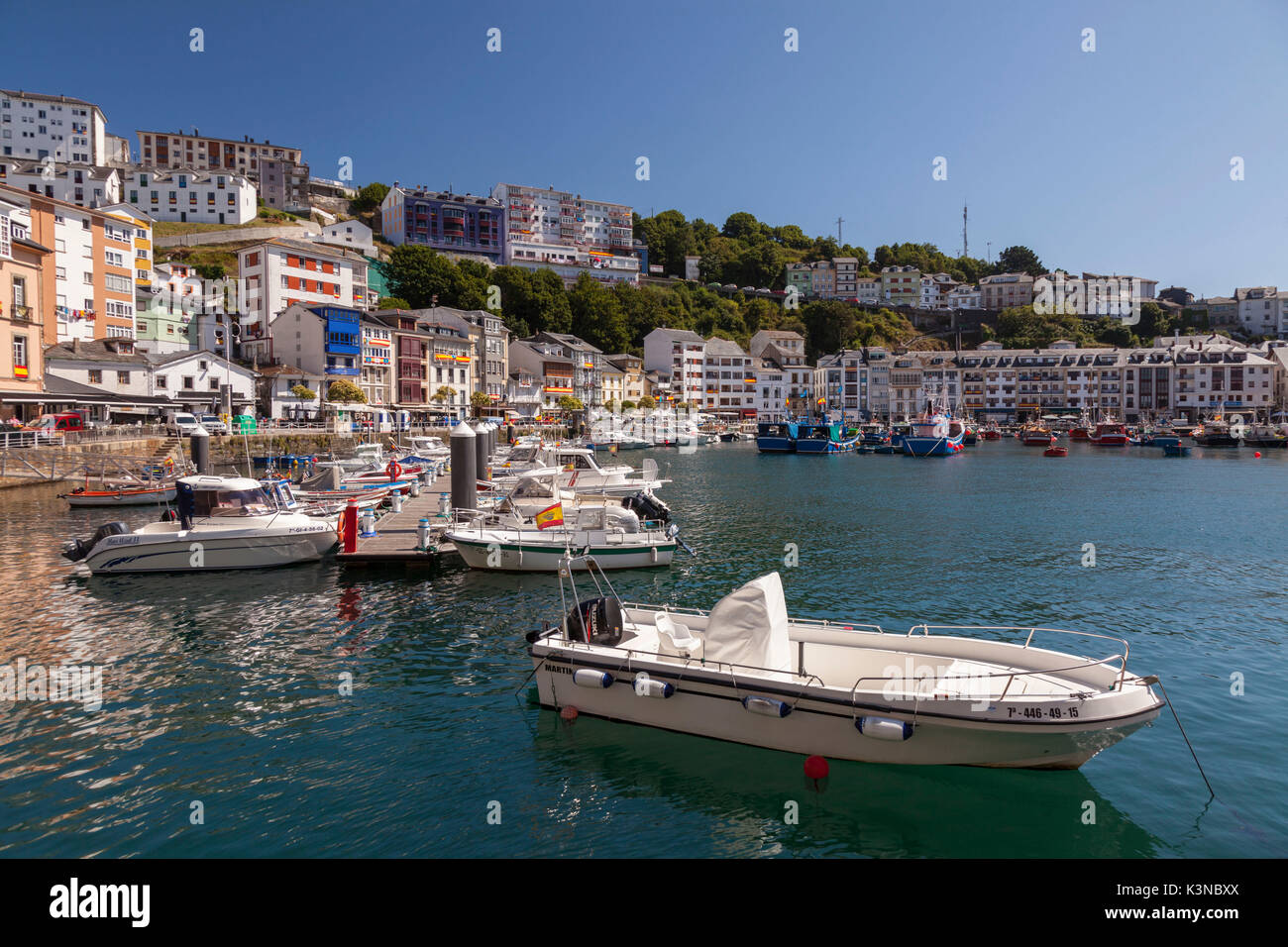 Luarca, Provincia di Oviedo, Asturias, Spagna settentrionale, Spagna, Europa. Foto Stock