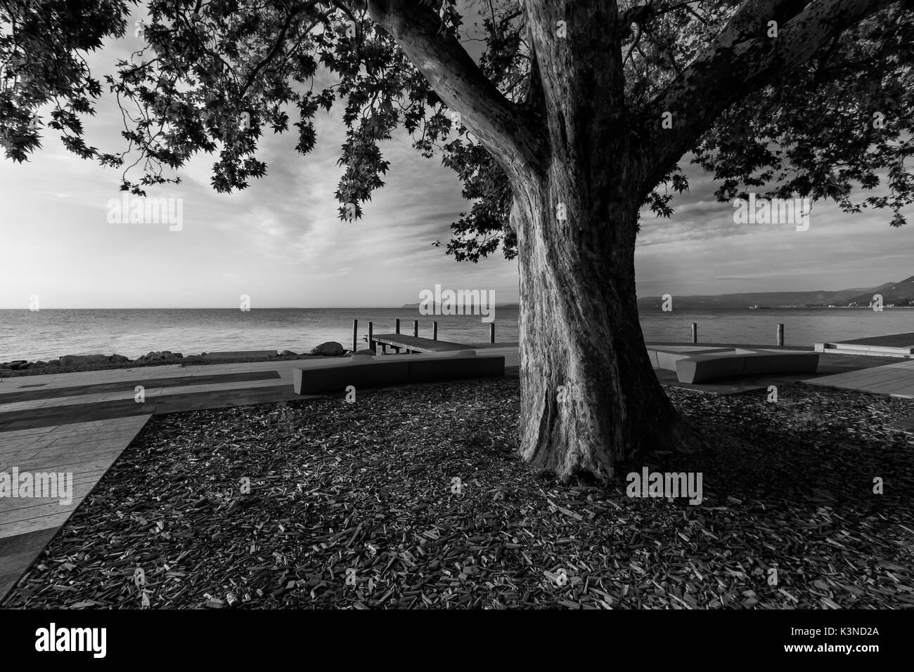 Toscolano,Lago di Garda,Lombardia,Italia Foto Stock