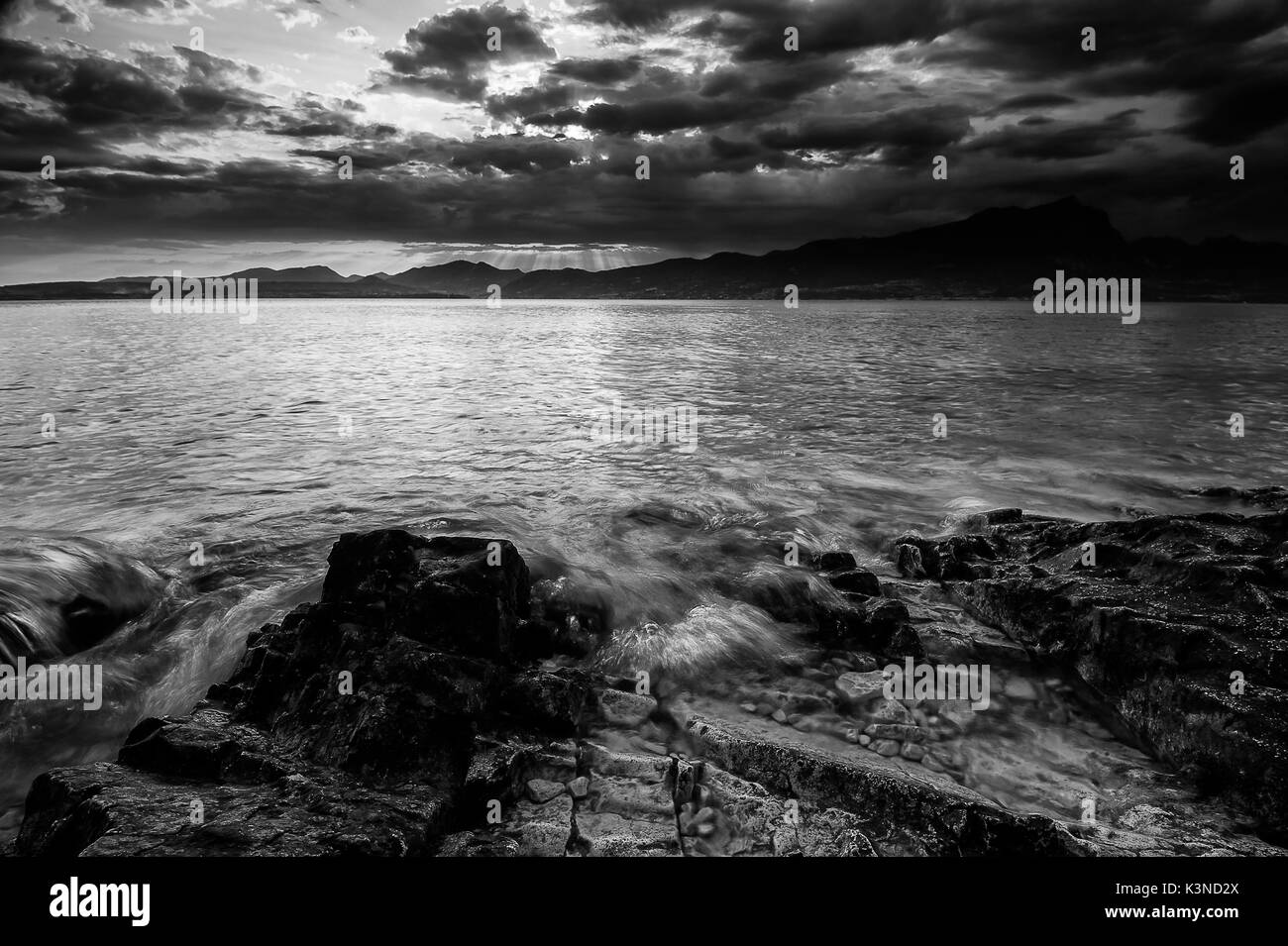 San Vigilio,Lago di Garda,Veneto, Italia Foto Stock