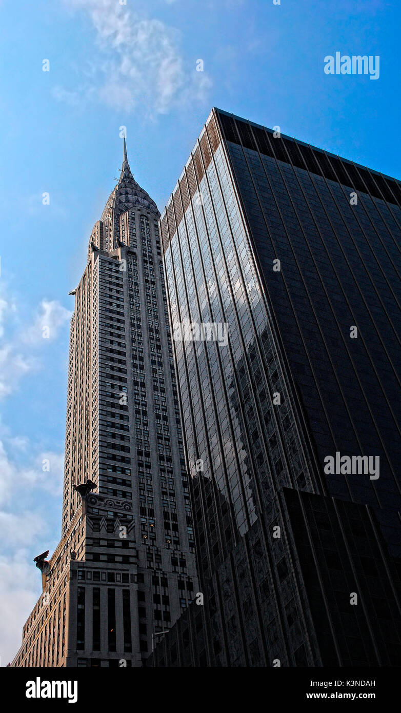 New York, Stati Uniti il Chrysler Building di New York Foto Stock