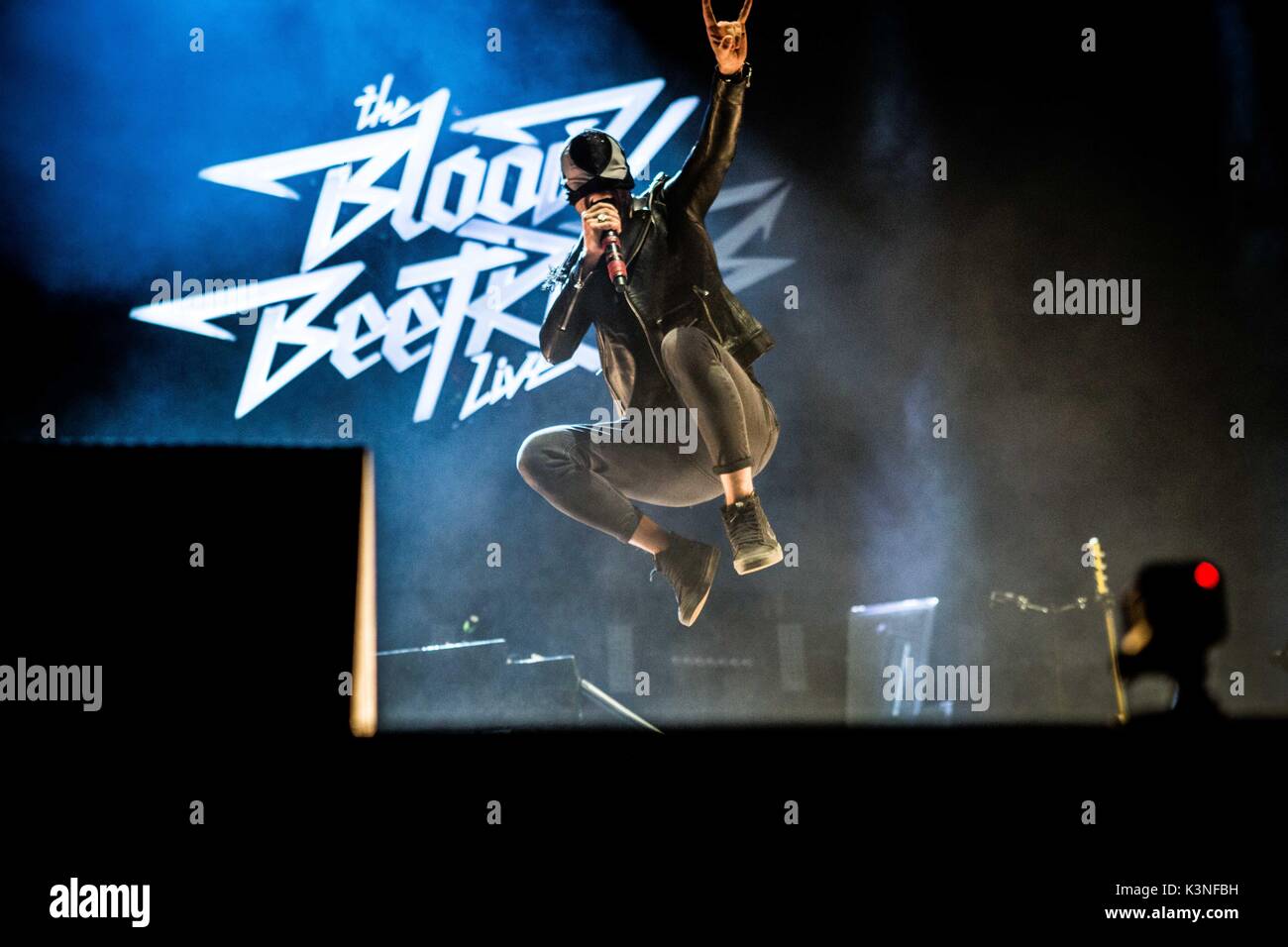 Treviso, Italia 31 agosto 2017 la sanguinosa barbabietole eseguire live at Home Festival © Roberto Finizio / Alamy Live News Foto Stock