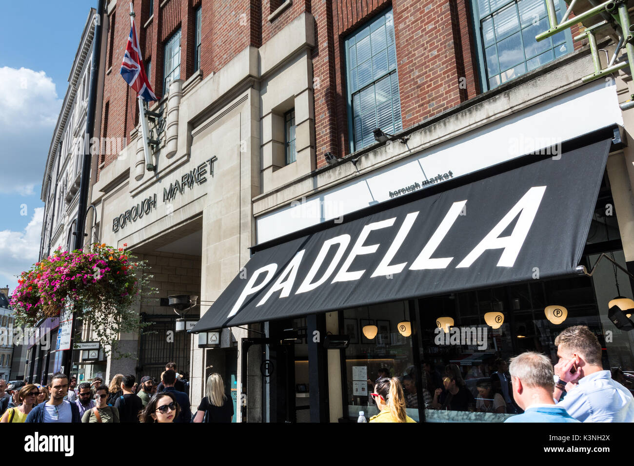 Padella un moderno bistro italiano nel mercato di Borough di Southwark St, London SE1, Regno Unito Foto Stock