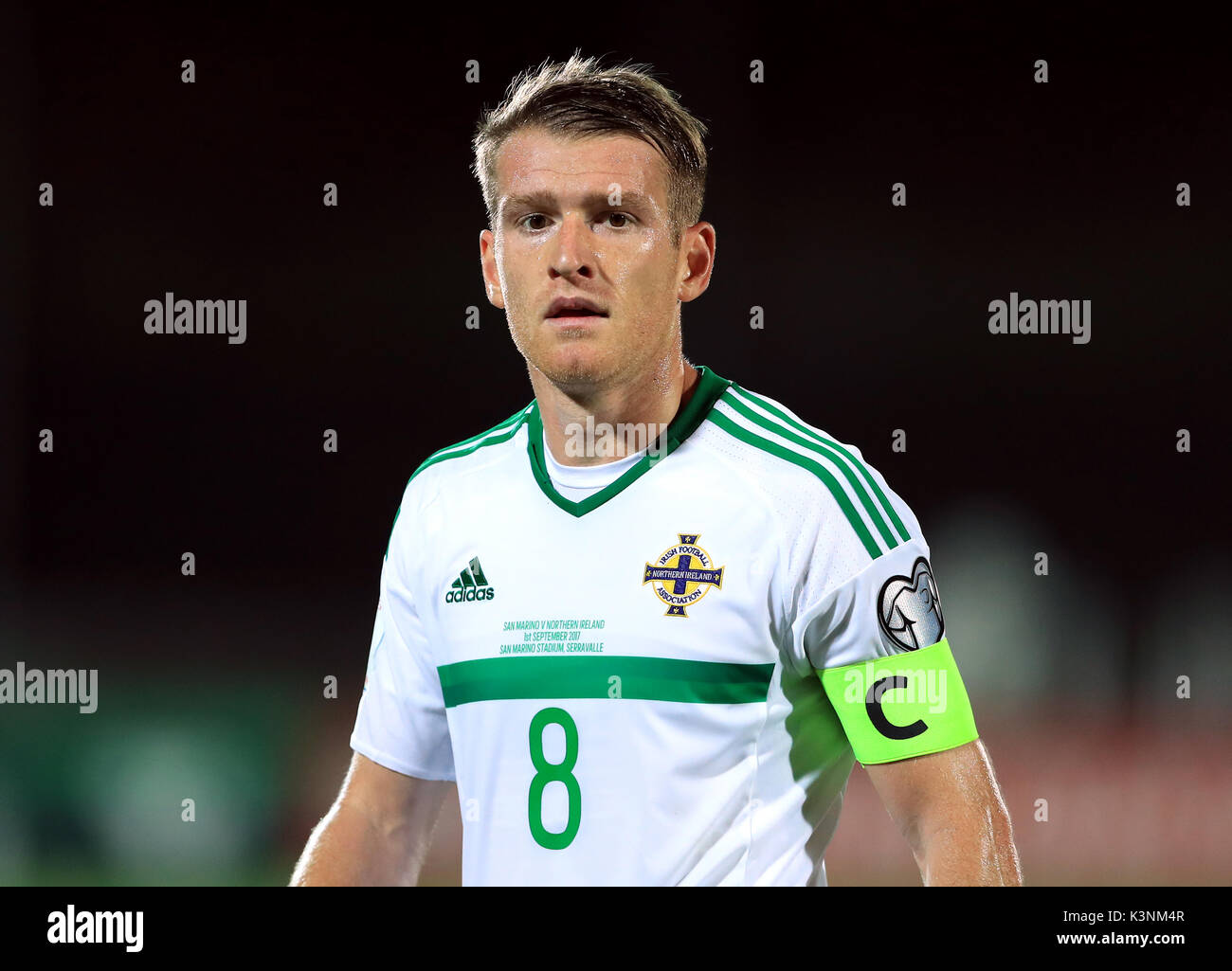 Steven Davis, Irlanda del Nord Foto Stock