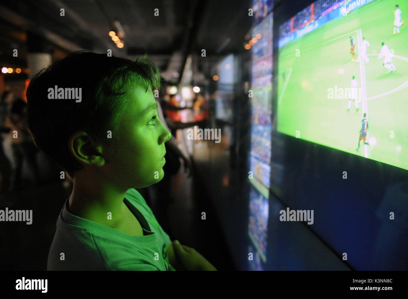 Il Camp Nou Experience tour e museo. Foto Stock