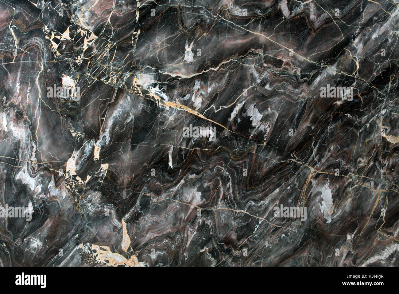 Dark naturale marmo. Abstract background. Foto Stock