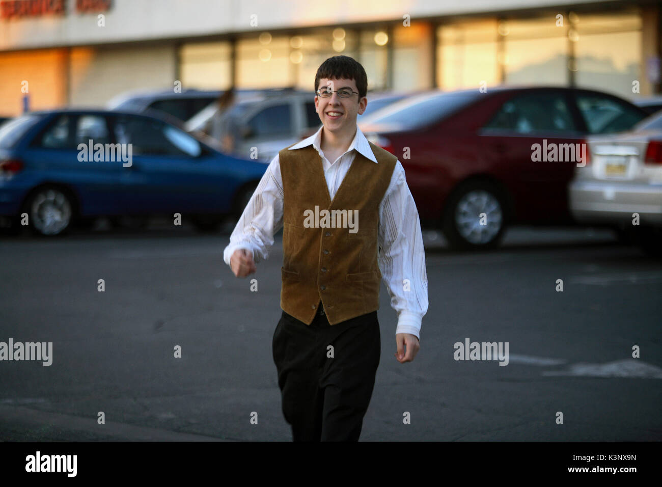 SUPERBAD [US 2007] CHRISTOPHER MINTZ-PLASSE S Data: 2007 Foto Stock