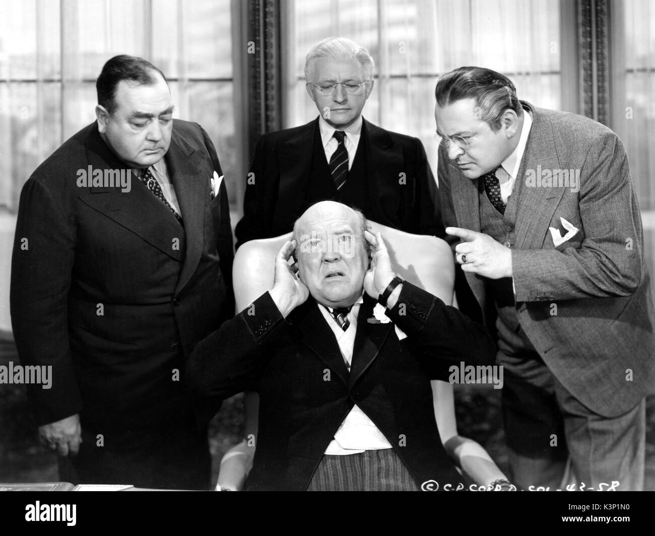 MR SMITH VA A WASHINGTON CI [1939] Eugene Pallette, Claude Rains, Edward Arnold [Anteriore] GUY KIBBEE data: 1939 Foto Stock