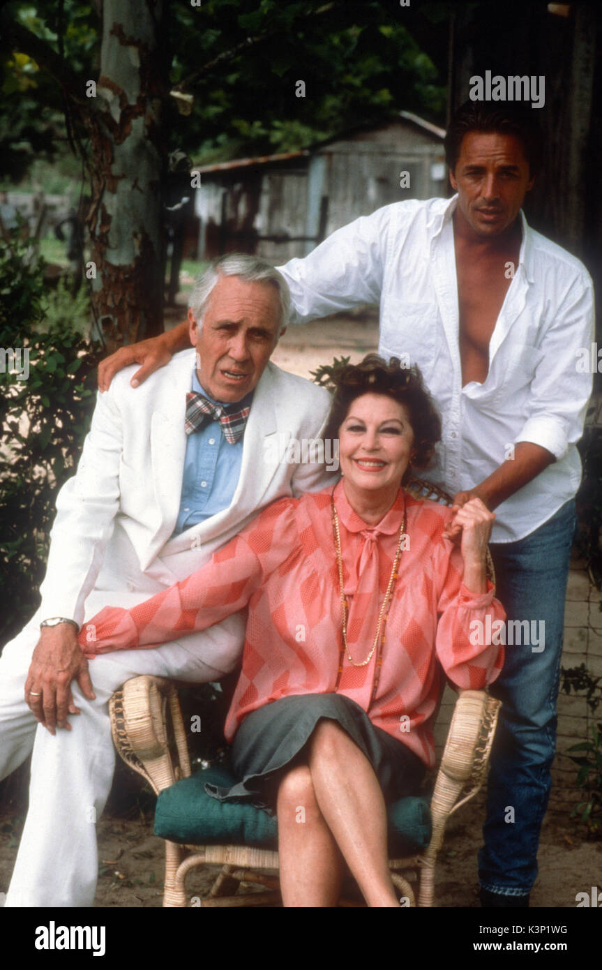 La lunga estate calda [US TVM 1985] JASON ROBARDS, Ava Gardner, Don Johnson data: 1985 Foto Stock