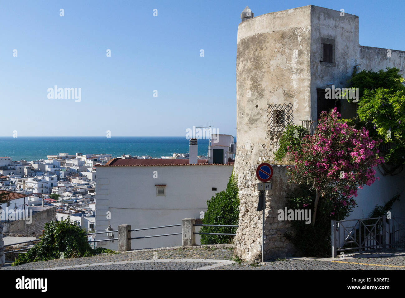 Gargano in Puglia, Italia. Vieste. Foto Stock