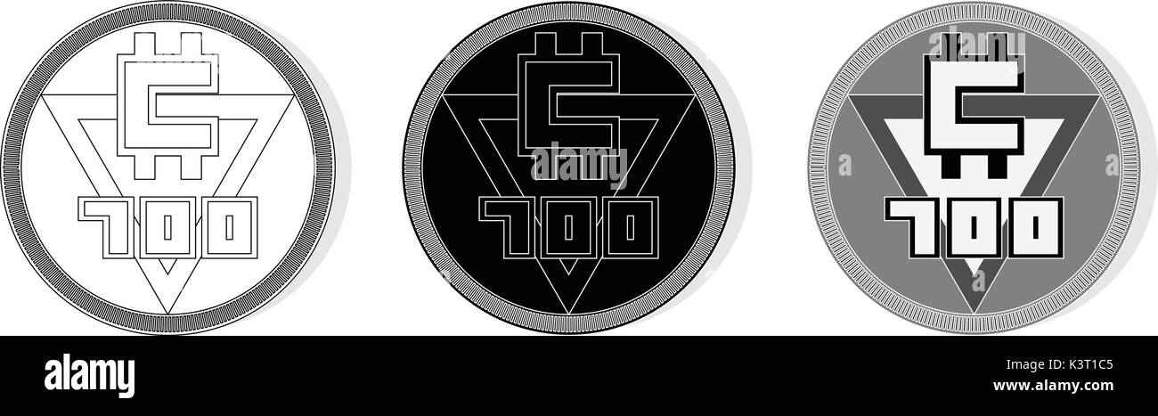 Illustrazione di monete set. Le immagini per l'e-commerce. Illustrazione Vettoriale
