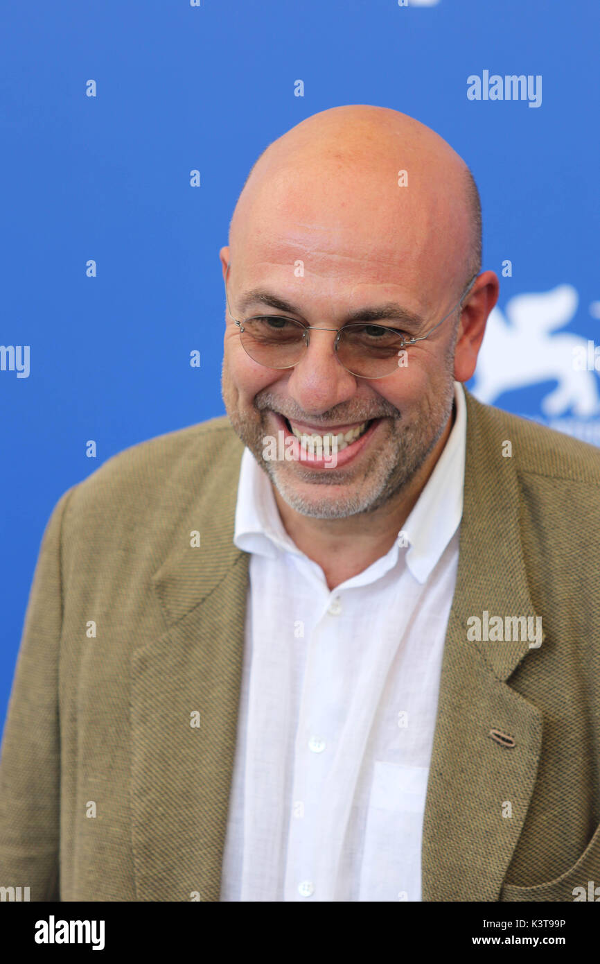 Venezia, Italia. 3 Sep, 2017. Il direttore Paolo Virz al photocall del film 'Leisure Seeker', 74a Venezia Festival Internazionale del Film di Credito Credito: Ottavia Da Re/Sintesi/Alamy Live News Foto Stock