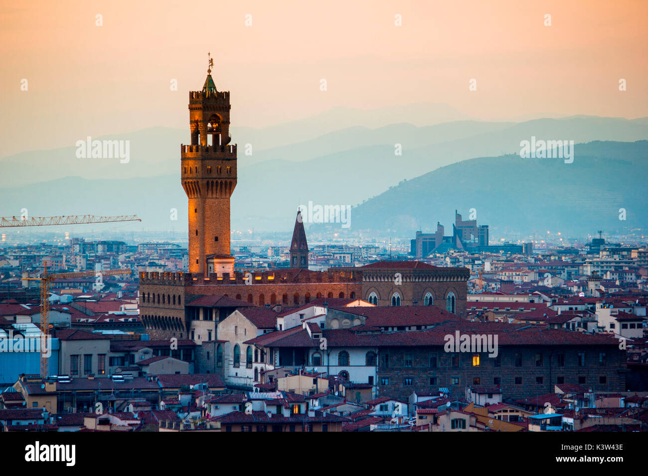 Firenze, Toscana, Italia. la città e la Cattedrale e la cupola del