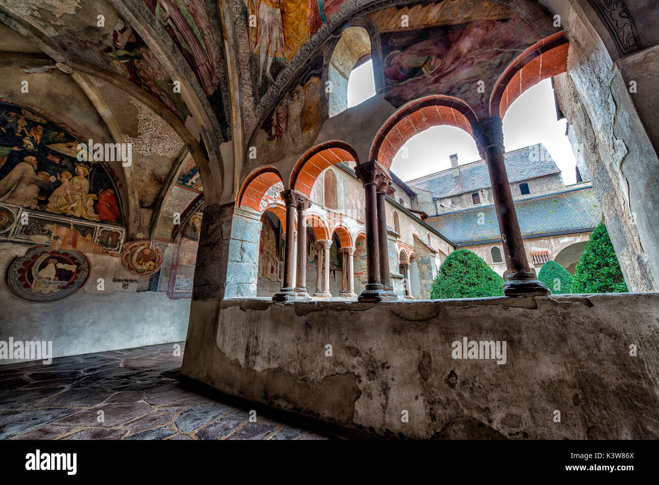 Il chiostro del Duomo di Bressanone, Bressanone, gridare Alto Adige, Italia Foto Stock