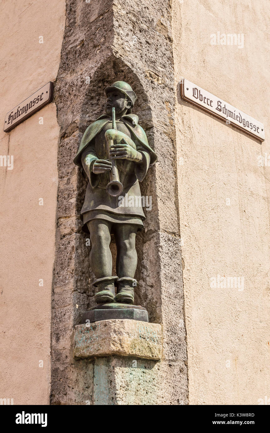 Rothenburg ob der Tauber, Baviera, Germania, Europa. Le tipiche case in Rothenburg ob der Tauber Foto Stock