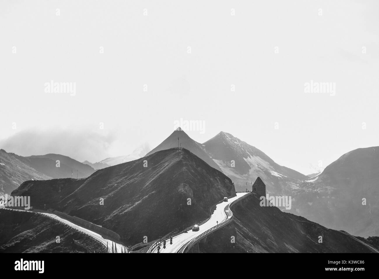 Fuscher Toerl, Hochalpen Grossglockner Road, Austria Foto Stock