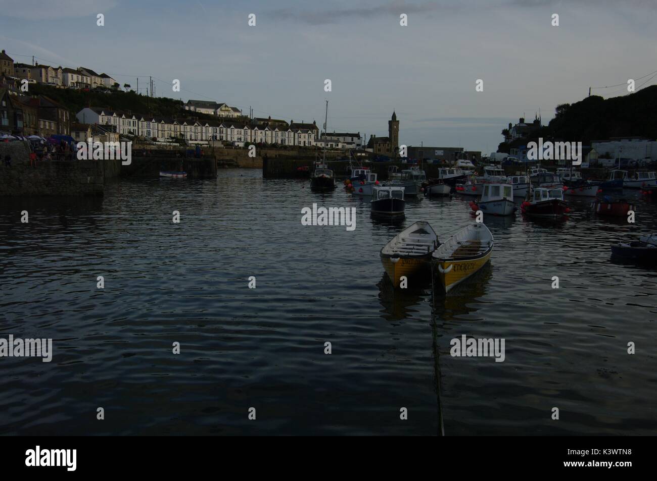 Il porto, Porthleven, Cornwall Foto Stock