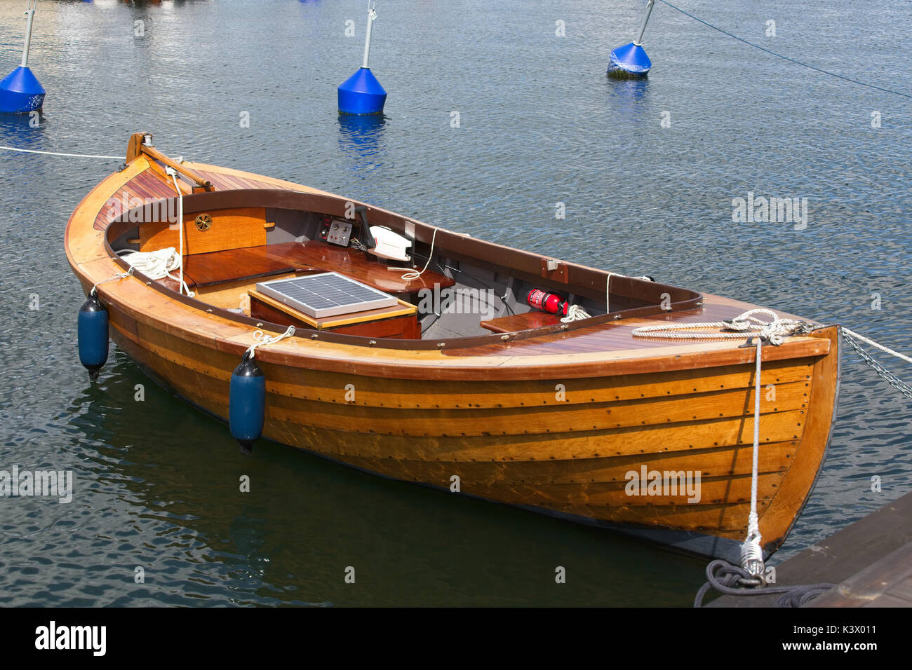 Barca di legno Foto Stock