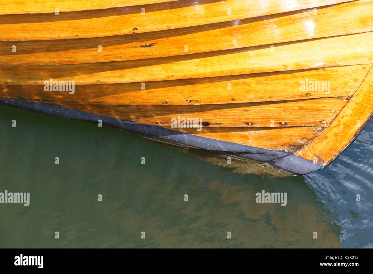 Barca di legno Foto Stock