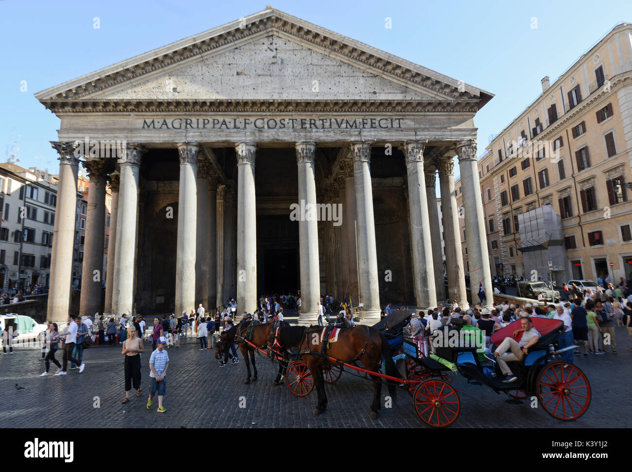Pantheon, Roma. Italia Foto Stock