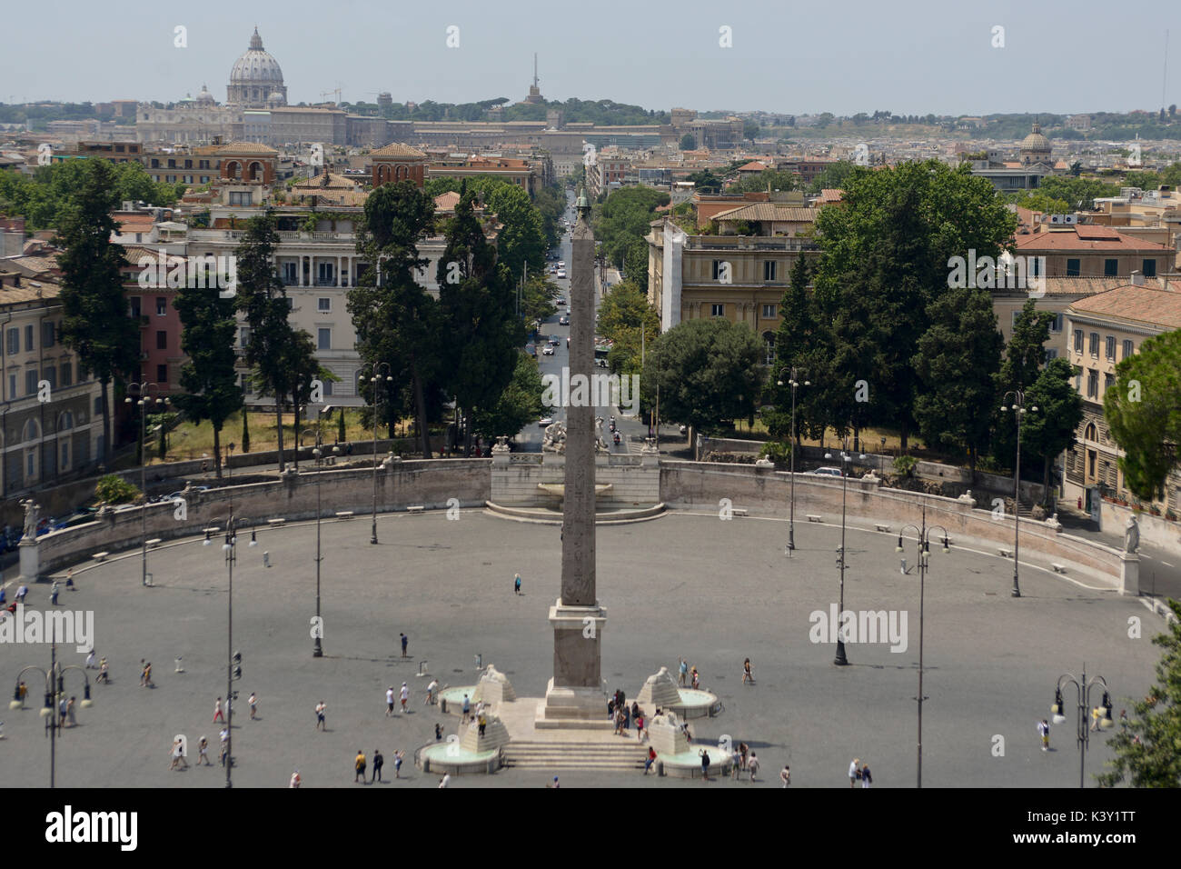 Piazza di Spagna, Roma Foto Stock