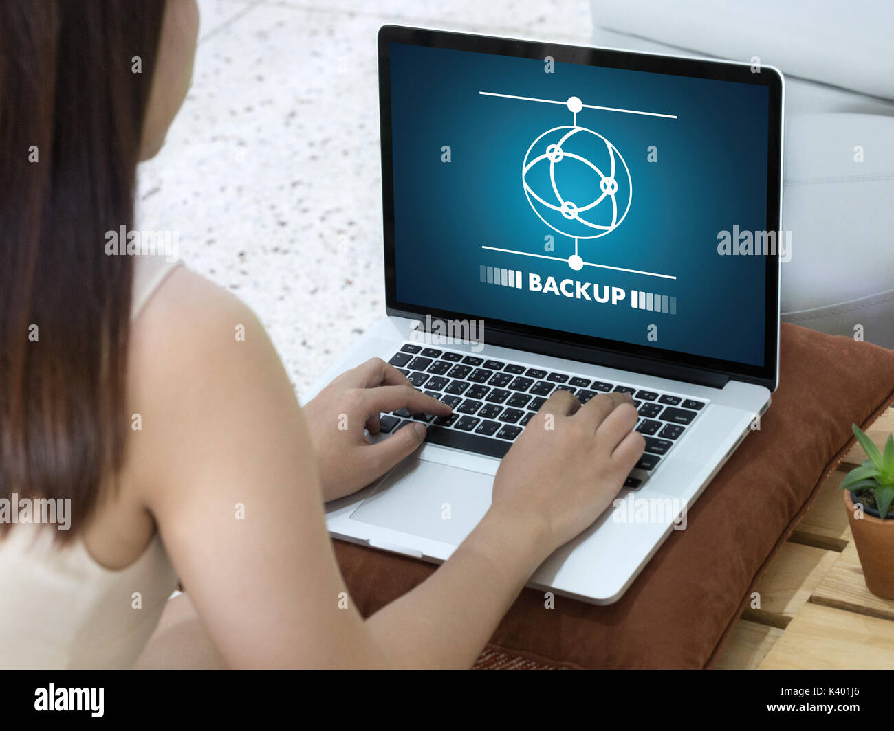 LIVE STREAMING Backup Download di copie di dati di elaborazione dati digitali trasferimento , lo streaming di file di download Foto Stock