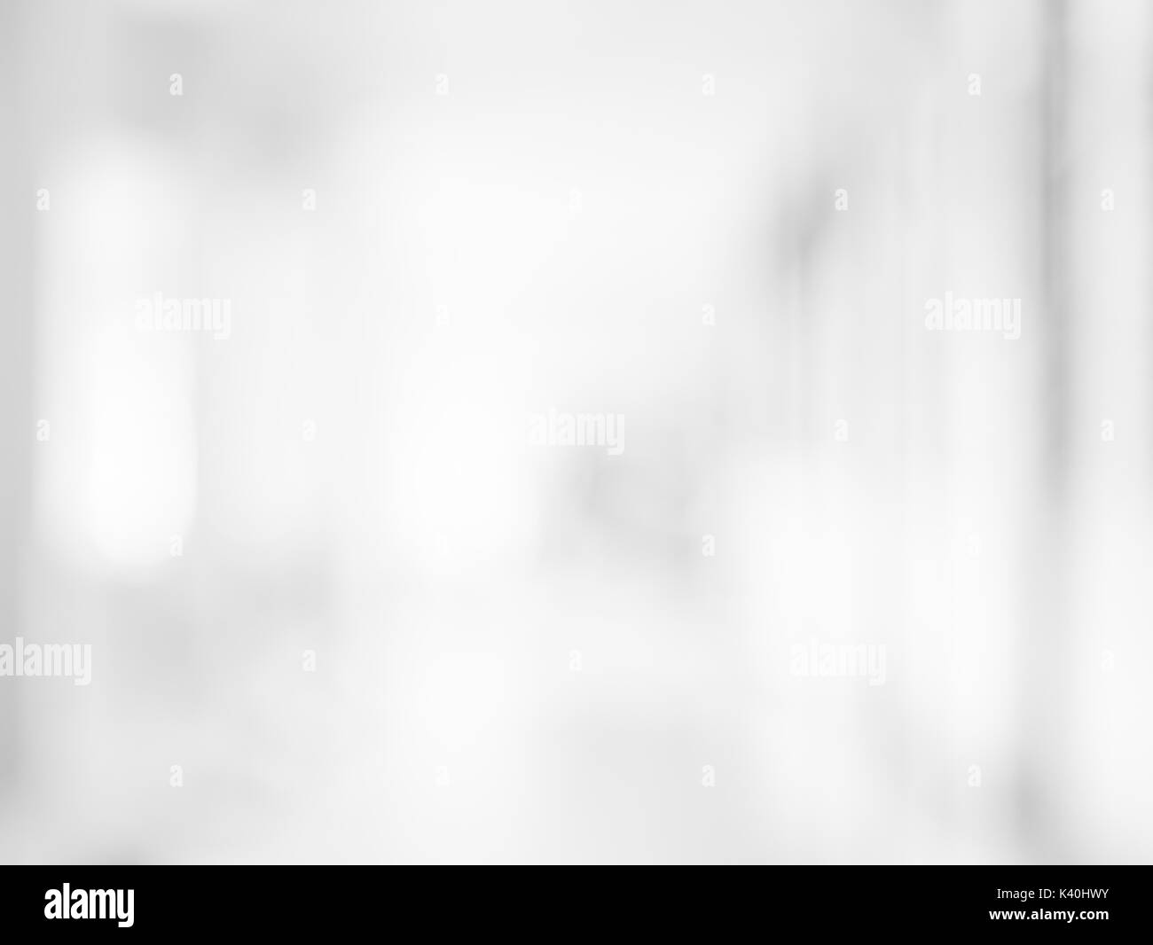 Bianco astratto sfocata Medica Banner sfondo .Bokeh di fondo Bianco Natale scintillanti luci sfocate ,sfondo di Natale Foto Stock