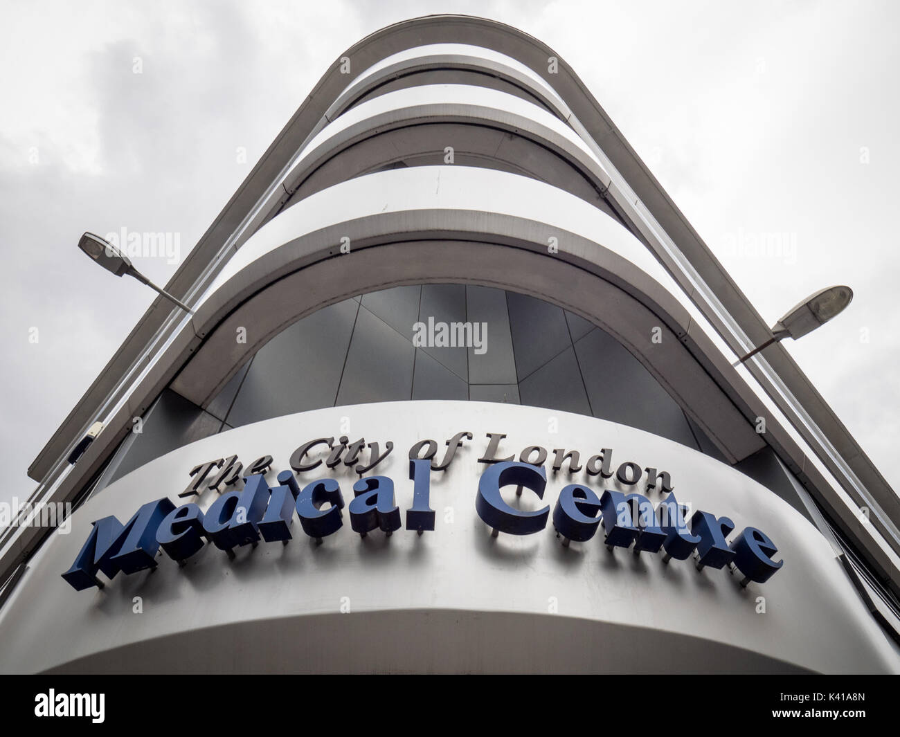 La città di Londra Medical Center nella città di Londra il quartiere finanziario di Londra REGNO UNITO Foto Stock